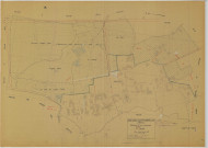 Angluzelles-et-Courcelles (51010). Section D2 2 échelle 1/1000, plan mis à jour pour 01/01/1938, non régulier (papier)