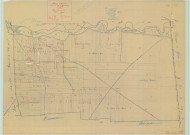 Val-de-Vesle (51571). Section B2 1 échelle 1/2500, plan mis à jour pour 1937, ancienne commune de Thuisy, plan non régulier (papier).