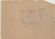 Châtelraould-Saint-Louvent (51134). Section C3 échelle 1/1000, plan mis à jour pour 1933, plan non régulier (papier)