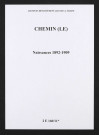 Chemin (Le). Naissances 1892-1909