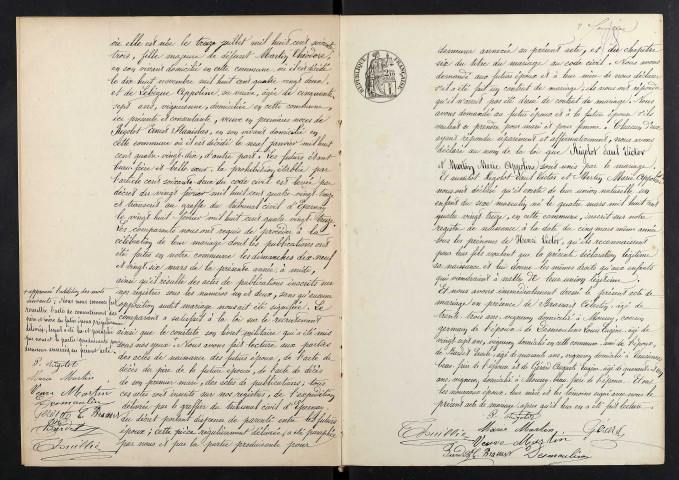 Vinay. Mariages 1893-1929