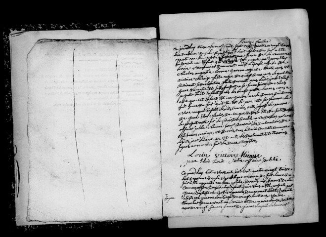 Breuil (Le). Naissances, publications de mariage, mariages, décès 1793-an X