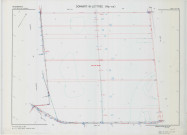 Dommartin-Lettrée (51212). Section XB échelle 1/2000, plan remembré pour 1991, plan régulier (calque)