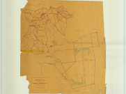 Festigny (51249). Tableau d'assemblage 2 échelle 1/10000, plan mis à jour pour 01/01/1936, non régulier (calque)