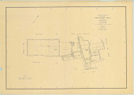 Vitry-la-Ville (51648). Tableau d'assemblage échelle 1/5000, plan remembré pour 1967 (Tableau d'assemblage 2e partie), plan régulier (papier)