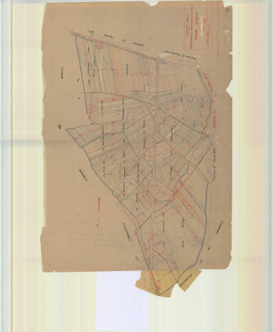 Lachy (51313). Section C échelle 1/2500, plan mis à jour pour 01/01/1933, non régulier (papier)