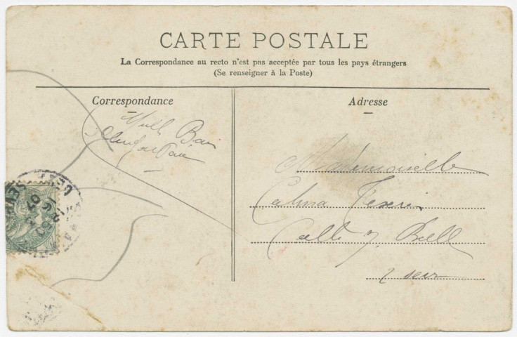 Cartes postales du Poilu Auguste Paillé (1 Num 58)