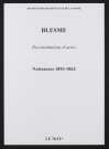 Blesme. Naissances 1853-1862 (reconstitutions)