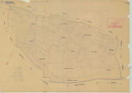 Vaudesincourt (51600). Section A1 échelle 1/2500, plan mis à jour pour 1936, plan non régulier (papier).