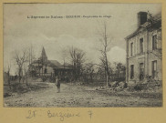 BERZIEUX. L'Argonne en ruines-Berzieux-Ce qui reste du village.