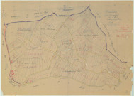 Drosnay (51219). Section B1 échelle 1/2000, plan mis à jour pour 1955, plan non régulier (papier)