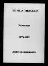 Meix-Tiercelin (Le). Naissances 1873-1882