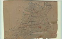 Val-des-Marais (51158). Aulnay-aux-Planches (51021). Section A1 échelle 1/2500, plan mis à jour pour 1933, plan non régulier (calque)