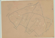 Gigny-Bussy (51270). Bussy-aux-Bois (51096). Section A2 échelle 1/2000, plan mis à jour pour 1955 (ancienne commune de Bussy-aux-Bois (51096), plan non régulier (papier)