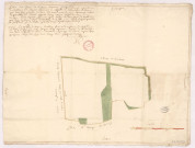 Plan des terres de la cense de Vernay, près Saint-Imoges (1722), Jacques Dolizy