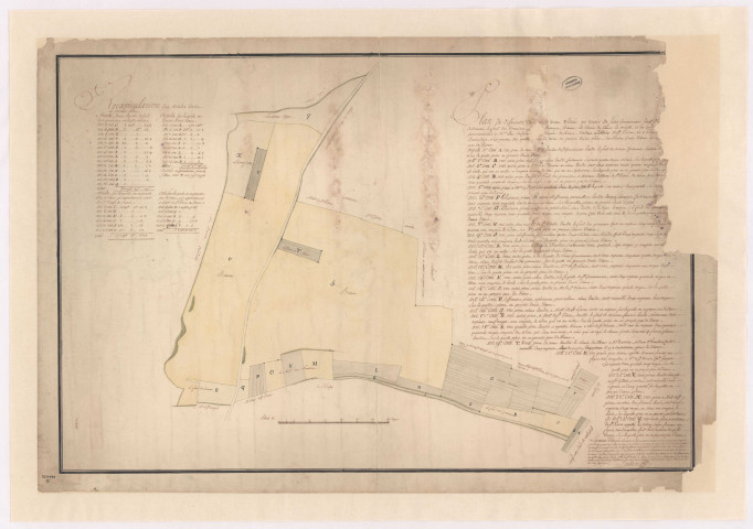 Plan de différents cantons situés au terroir de Saint-Germainmont (1772), Louis Routhier