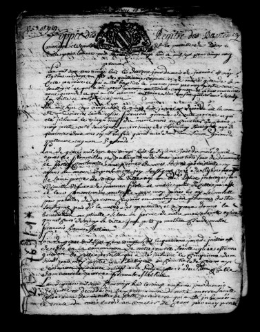 Vitry-la-Ville. Baptêmes, mariages, sépultures 1728-1792