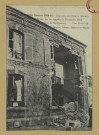 CHÂLONS-EN-CHAMPAGNE. 116- La Grande Guerre 1914-15. Châlons-sur-Marne (Marne). Maison bombardée par un zeppelin le 10 octobre 1915 (quartier de Madagascar).
Châlons-sur-MarneBenoist.1915