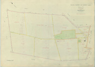Souain-Perthes-lès-Hurlus (51553). Section ZC échelle 1/2000, plan remembré pour 1956, plan régulier (papier armé)