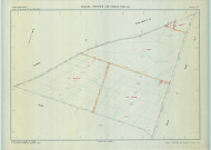 Souain-Perthes-lès-Hurlus (51553). Section ZV échelle 1/2000, plan remembré pour 1986, plan régulier (calque)