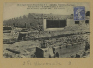 WARMERIVILLE. Série d'après-guerre Reconstitution n°5. Harmel Frères, Filateurs Val-des-Bois. Warmeriville (Marne). Etat des travaux (Septembre 1921). Vue extérieure.