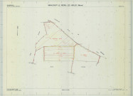 Minaucourt-le-Mesnil-lès-Hurlus (51368). Section ZK échelle 1/2000, plan remembré pour 1986, plan régulier (calque)