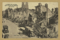 REIMS. 12. Reims dans les Ruines après la Retraite des Allemands - Rue de Vesle.
ÉpernayThuillier.Sans date