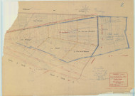 Courcy (51183). Section ZU échelle 1/2500, plan mis à jour pour 1938, plan non régulier (papier).