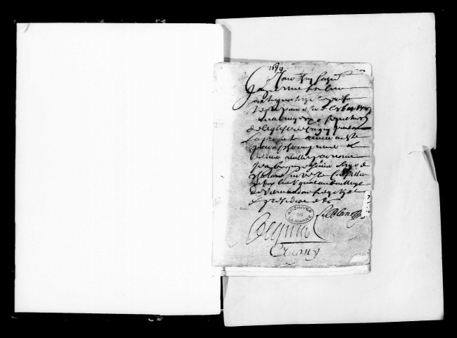 Crugny. Baptêmes, mariages, sépultures 1674-1719