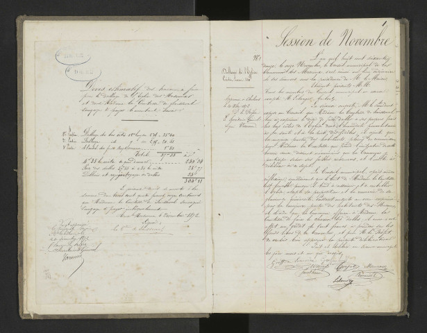 Délibérations municipales.