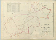 Luxémont-et-Villotte (51334). Section ZD échelle 1/2000, plan remembré pour 1963, plan régulier (papier armé)