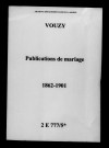 Vouzy. Publications de mariage 1862-1901