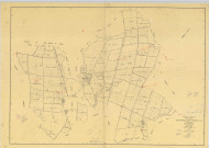 Allemanche-Launay-et-Soyer (51004). Tableau d'assemblage échelle 1/5000, plan remembré pour 1954.Tableau d'assemblage en deux parties (½) (papier)