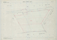 Bussy-Lettrée (51099). Section ZX échelle 1/2000, plan remembré pour 1991, plan régulier (calque)