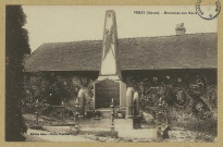 VERZY. Monument aux Morts / Cliché Thuillier, photographe à Reims.
Édition Gass.Sans date
