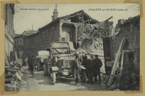 CHÂLONS-EN-CHAMPAGNE. Grande Guerre 1914-1918. Châlons-sur-Marne bombardé.
Daubresse.1914-1918
Coll. Privée R. F