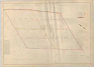 Saron-sur-Aube (51524). Section ZB échelle 1/2000, plan remembré pour 01/01/1965, régulier avant 20/03/1980 (papier armé)