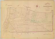 Francheville (51259). Section C1 échelle 1/2500, plan napoléonien sans date (copie du plan napoléonien), plan non régulier (papier)
