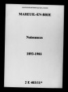 Mareuil-en-Brie. Naissances 1893-1901