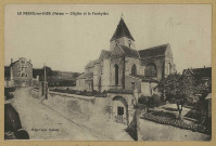 MESNIL-SUR-OGER (LE). L'Église et le presbytère / Vve Persault-Henry; Poyet, photographe à Épernay.