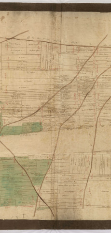 Plan détaillé de Cormontreuil (2ème partie) (XVIe - XVIIIe s.)