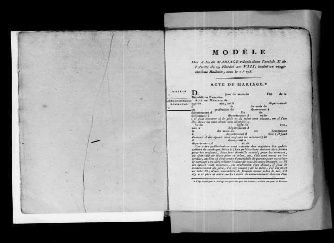 Coizard. Joches. Coizard-Joches. Publications de mariage, mariages an XI-1862