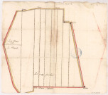 Moiremont. Plans des prés « Les deux Cent » et les »Onze Fauchées, XVIIe-XVIIIe siècles.