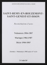 Saint-Remy-en-Bouzemont-Saint-Genest-et-Isson. Naissances, mariages, décès 1904-1907 (reconstitutions)