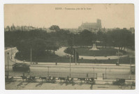 REIMS. Panorama, pris de la Gare. Reims : V. T, 1904-1959.