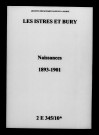 Istres-et-Bury (Les). Naissances 1893-1901