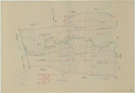 Saint-Remy-sur-Bussy (51515). Section H1 échelle 1/1250, plan mis à jour pour 1957, plan non régulier (papier)