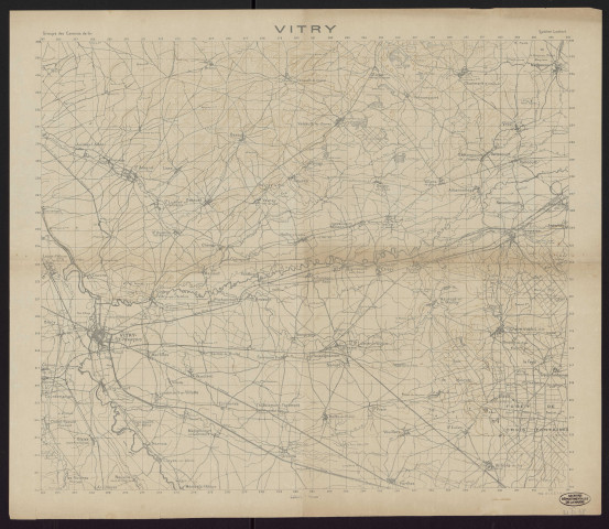 Vitry.
Service géographique de l'Armée (Imp. G. C. T. A. IV).[1918]
