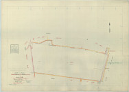 Saint-Étienne-sur-Suippe (51477). Section ZD 1 échelle 1/2000, plan remembré pour 1959, plan régulier (papier armé).