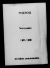 Norrois. Naissances 1861-1890